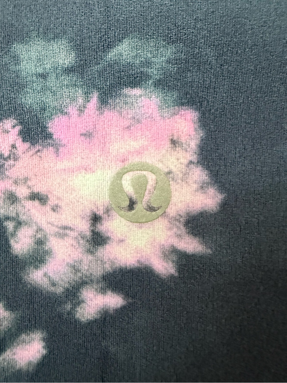 Lululemon Align High Rise Pant 25” Circulate Tie Dye Mineral Blue Multi Size 14 - Picture 4 of 8